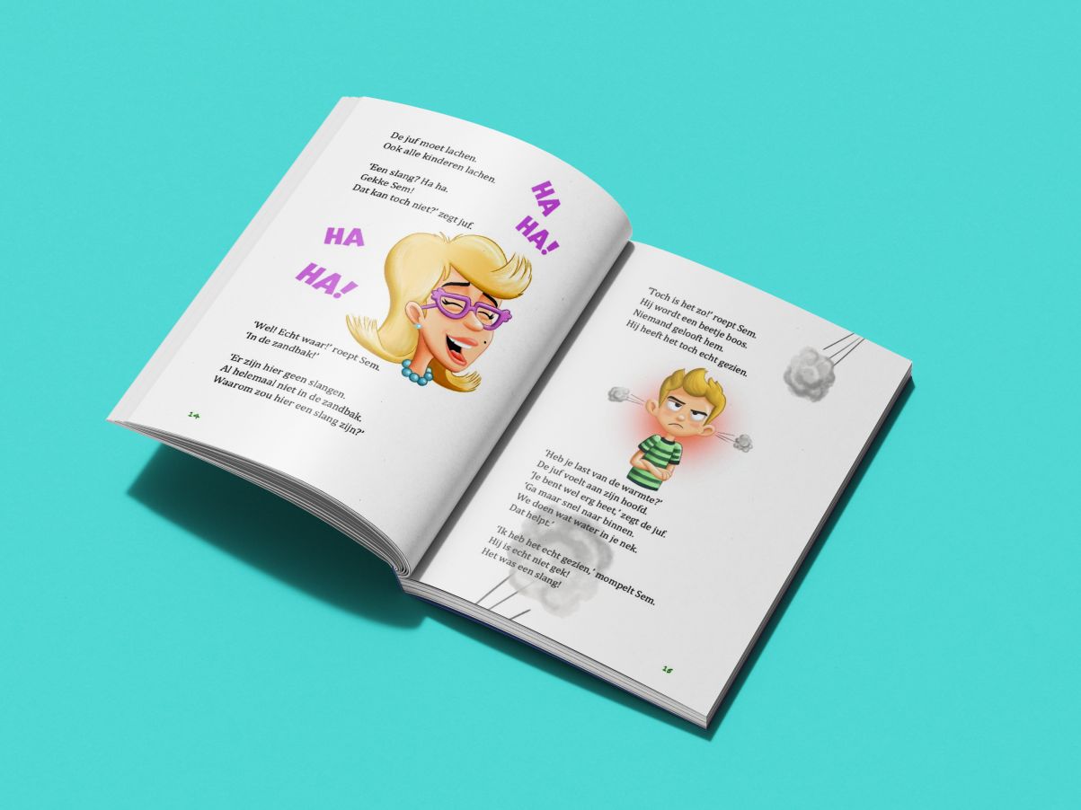 Voorbeeld boek open